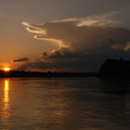 Solnedgang over Rio Guaviare