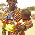 Stammesamfund ved Samburu nationalpark