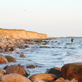 Lystfiskeri ved kysten på Enø, Næstved
