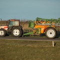 Traktor på landevejen